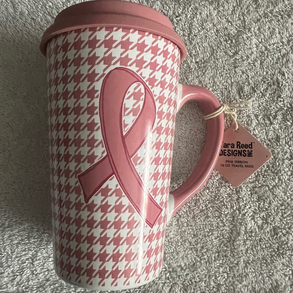 16 ounce Travel Mug , Ceramic , New with Tag, Tara Reed Designs Inc.